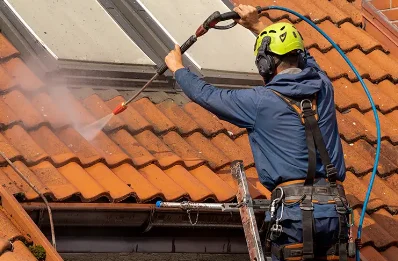 Démoussage et hydrofuge de toiture à Sarrouilles
